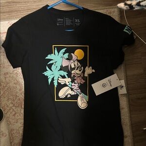 Disney Black T-Shirt with Colorful Mickey Design